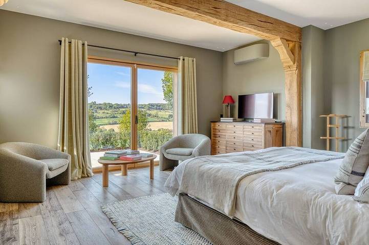 Location de vacances pour 16 personnes, avec sauna et jardin à Englesqueville-en-Auge - 2