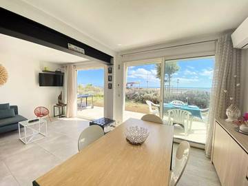 Gîte pour 4 personnes, avec vue dans Narbonne Plage