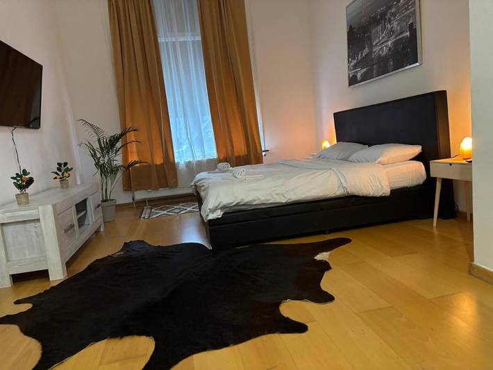 Ferienwohnung für 5 Personen, mit Terrasse und Ausblick in Brüssel