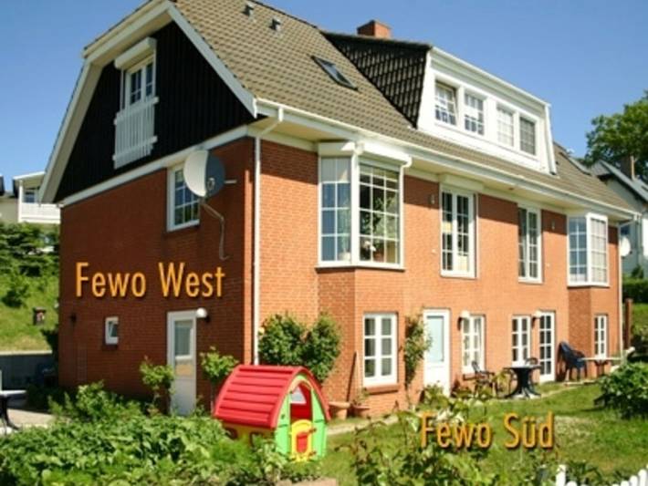 Ferienwohnung für 3 Personen, mit Terrasse und Garten sowie Ausblick in Göhren