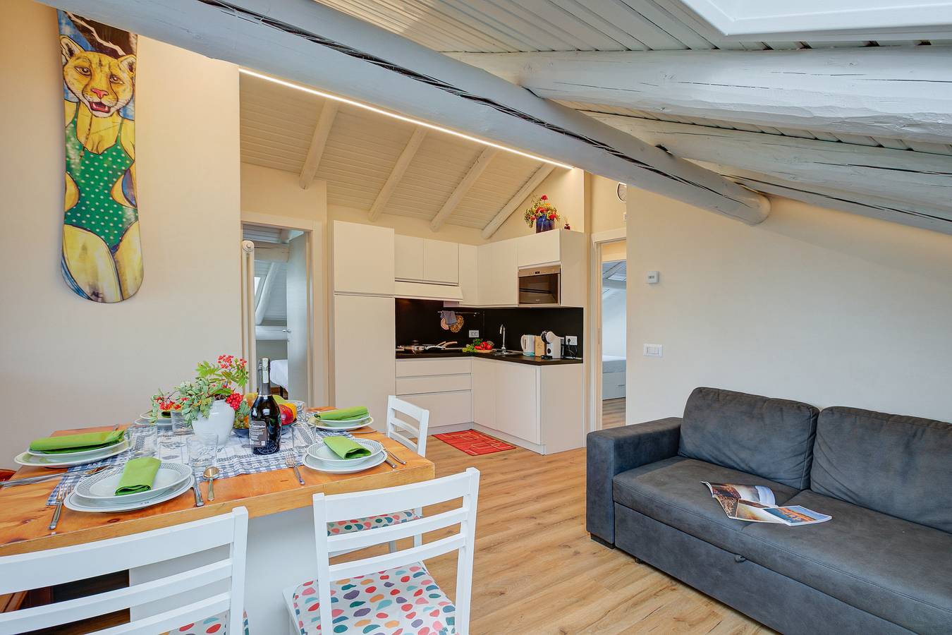Ganze Wohnung, Appartement mit Bergblick, Terrasse & WiFi - Nähe Skilift in Teola, Livigno