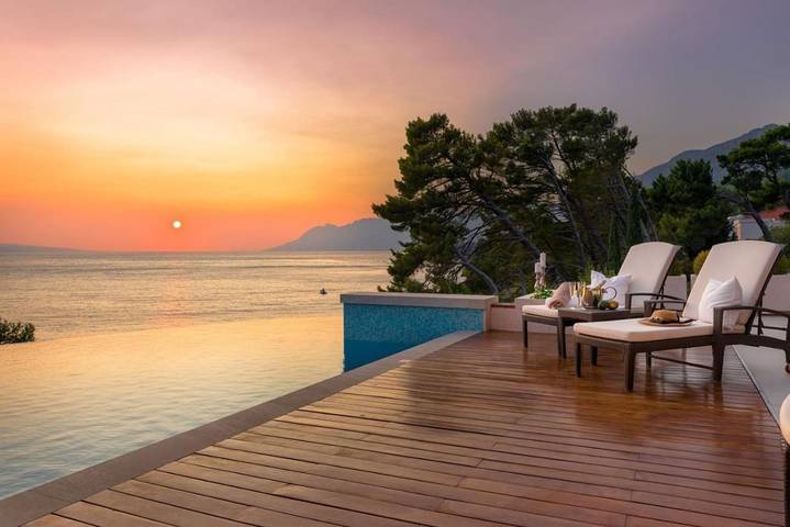 Villa pour 10 personnes, avec vue ainsi que jardin et piscine à Brela - 3