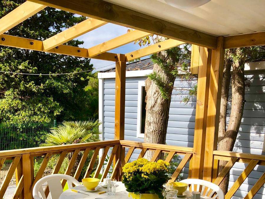Camping La Croix du Sud - Ciela Village - Mobilhome 4 personnes - Mobil-home Loggia Compact - 2 chambres in Le Barcarès, Côte méditerranéenne (France)