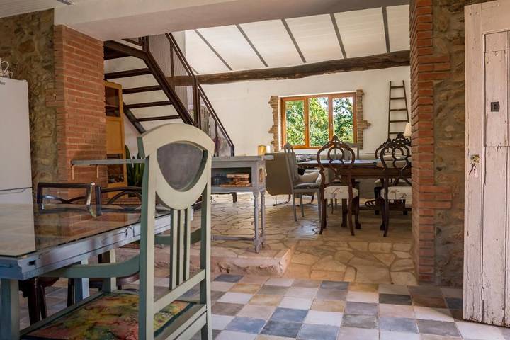 Casa rural para 14 personas, con terraza además de piscina y vistas, Se admiten mascotas en Jabugo - 4