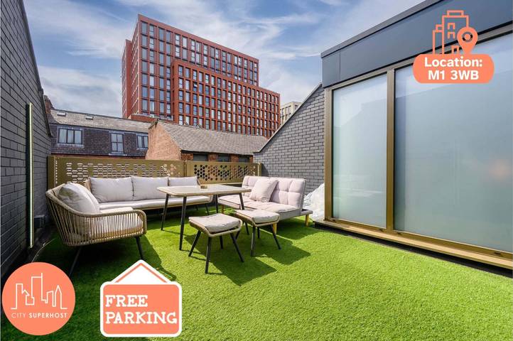 Ferienwohnung für 11 Personen, mit Balkon und Garten, kinderfreundlich in Manchester
