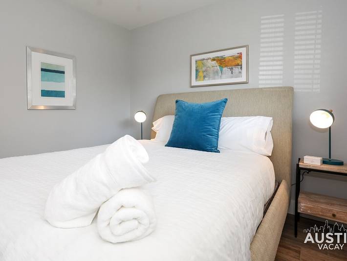 Apartment for 6 people, with balcony and yard in Austin (TX)