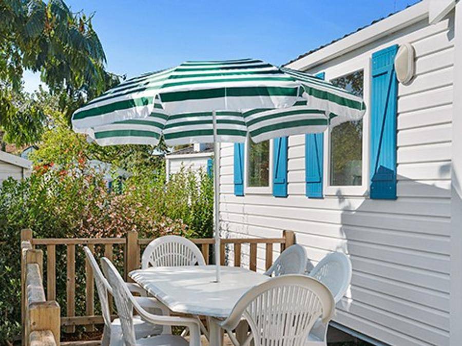 Camping La Dune Blanche - Mobilhome 6 personas - Classic | 3 Dormitorios | 6 Pers. | Terraza individual in Camiers, Montreuil und Umgebung