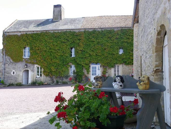 Chambre d’hôte pour 4 personnes, avec jardin, animaux acceptés