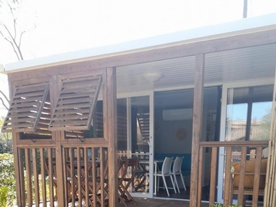 Camping les Cigales - Mobilhome 4 personas - Lodge Premium 2 habitaciones 4 P in Pézenas, Côte d'Améthyste