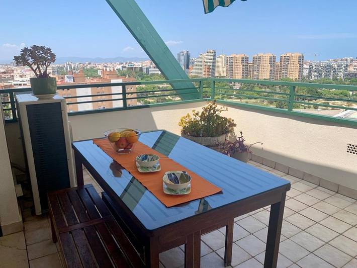 Ferienwohnung für 2 Personen, mit Ausblick und Terrasse in Valencia - 3