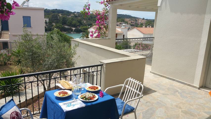Studio pour 2 personnes, avec Terrasse et Jardin