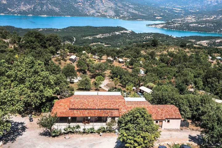 Static caravan for 2 people, with Terrace and View in Verdon Gorge