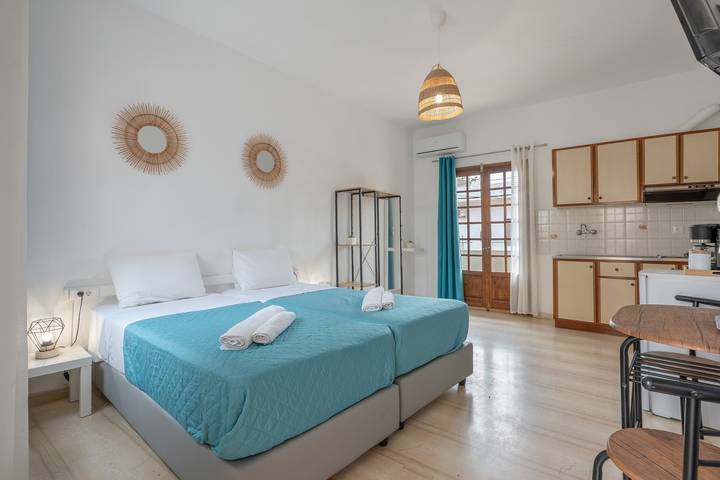 Vakantiewoning voor 2 personen, met tuin en balkon op Kreta