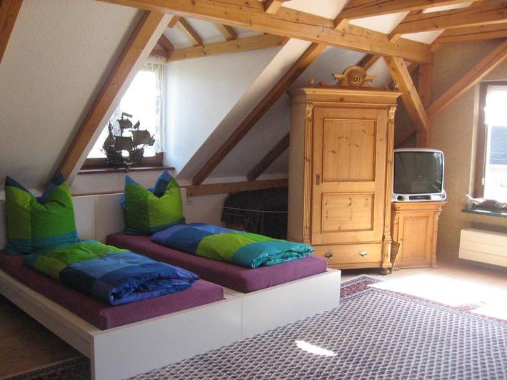 Ferienwohnung für 4 Personen, mit Terrasse und Garten in Reichenbach