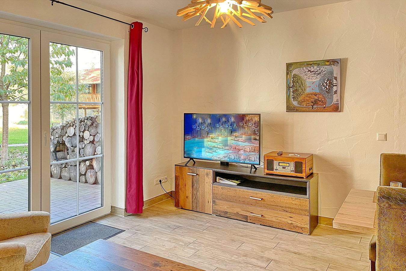 Appartement de vacances entier, Blockhaus Baum 3 in Burg (Spreewald), Lusace