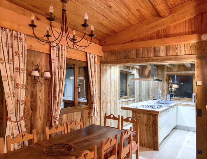 Chalet pour 12 personnes, avec balcon à Cordon - 2