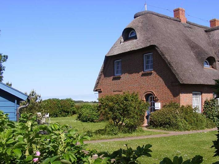 Ferienhaus mit Meerblick für 4 Personen, mit Terrasse und Garten auf Föhr