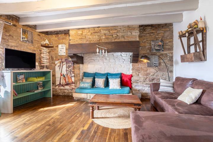 Maison de vacances 'Longère 5min De Pont-Aven' avec jardin privé in Riec-sur-Bélon, Région de Quimper