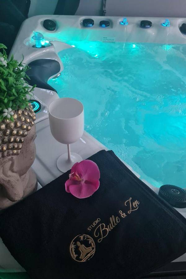 Gîte pour 4 personnes, avec piscine ainsi que jardin et jacuzzi à Cessieu - 4