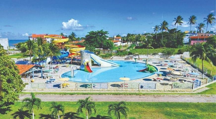 Pousadas para 2 pessoas, com terraço e piscina e ainda piscina infantil and jardim em Conde (PB)