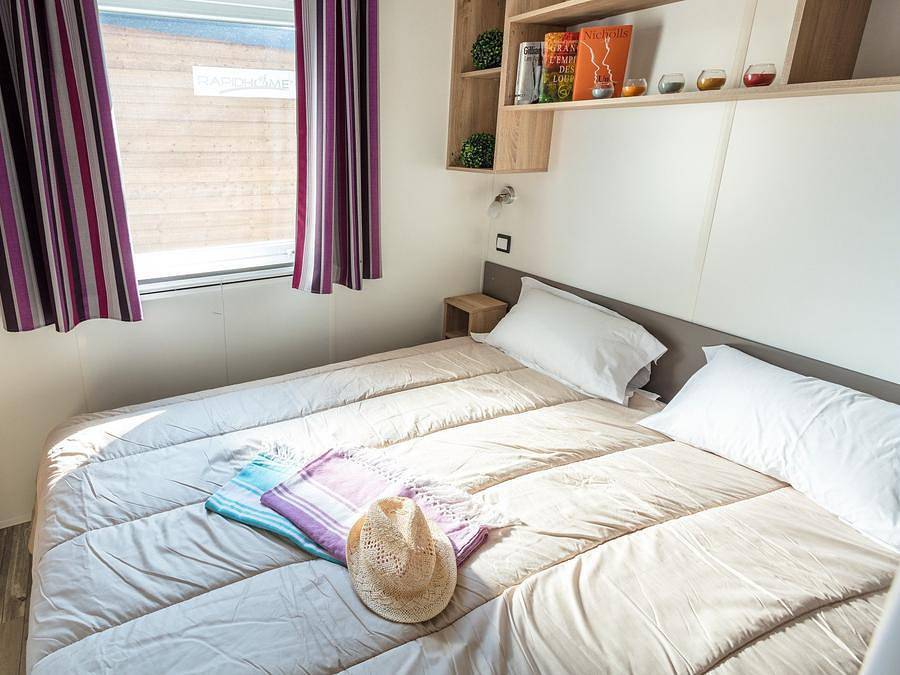 Camping Sole di Sari - Mobilhome 6 personas - Confort | 3 Dormitorios | 6 Pers. | Terraza elevada | Aire acondicionado in Sari-Solenzara, Sartène (Região)
