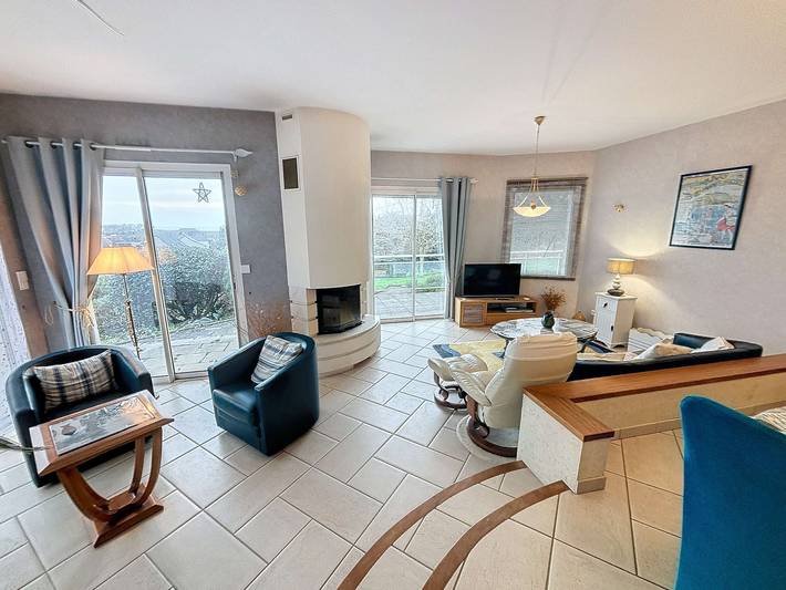 Casa cerca playa, 8 pers, 3 hab, jardín, Wi-Fi, aire ac. in Saint-Pair-sur-Mer, Côte de la Déroute
