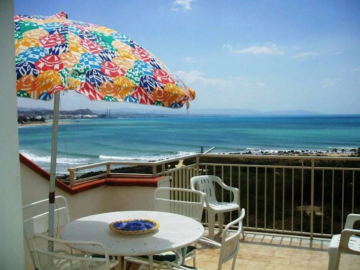Casa vacanza per 4 persone, con Balcone e Terrazza nonché Giardino e Panorama a Scala dei Turchi