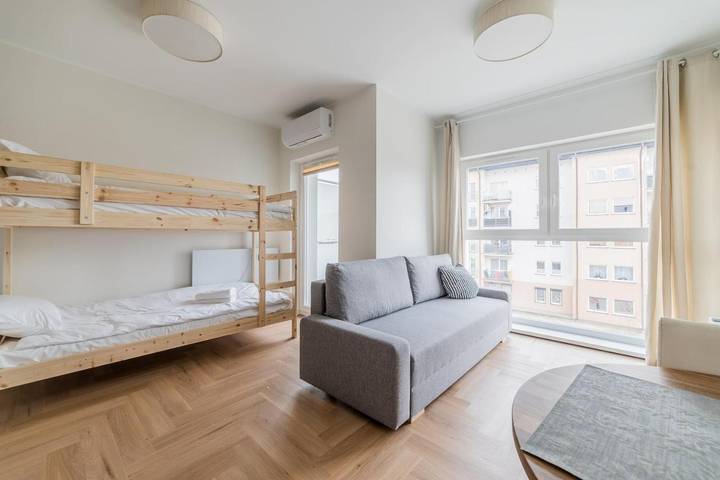 Apartament wakacyjny dla 4 osób, z balkon w Lubań