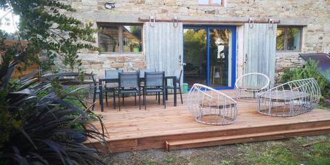 Location de vacances pour 5 personnes, avec sauna et jardin à Kervignac