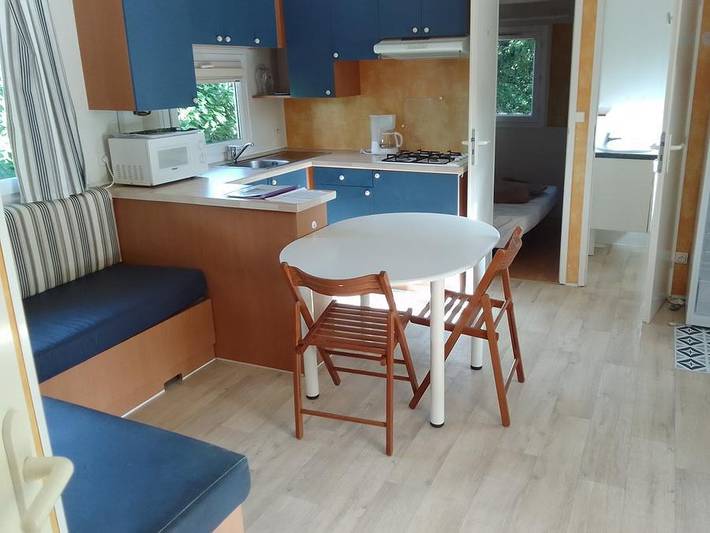 Camping Plein Air Neuvicois - Mobilheim 5 personen - Duo7 29m² (2 Zimmer) in Périgord Blanc