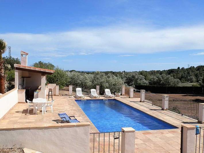 Ferienhaus für 8 Personen, mit Terrasse und Ausblick sowie Garten, mit Haustier an der Costa Dorada - 2