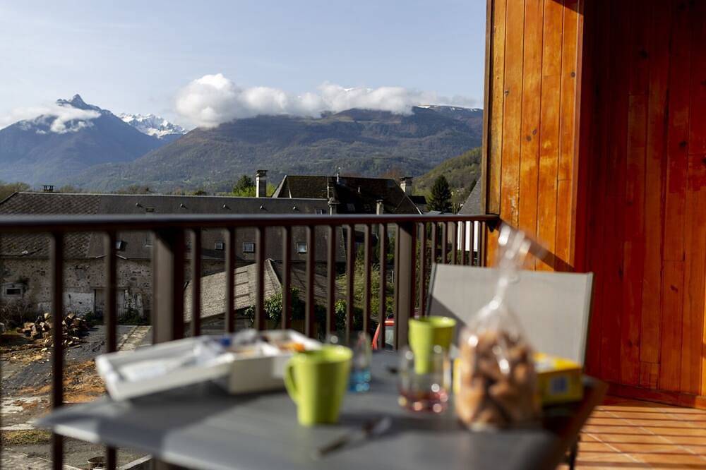 Appart 4/6 Pers Dans Maison Bigourdane Argelès-gazost, Balcon et Jardin Avec vue in Ayzac-Ost, Pyrénées