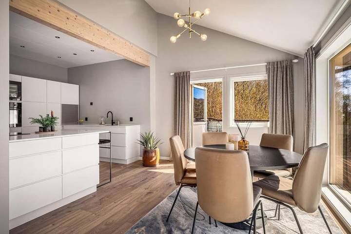 Ferienhaus für 7 Personen, mit Sauna und Garten sowie Balkon und Ausblick in Fjell - 3