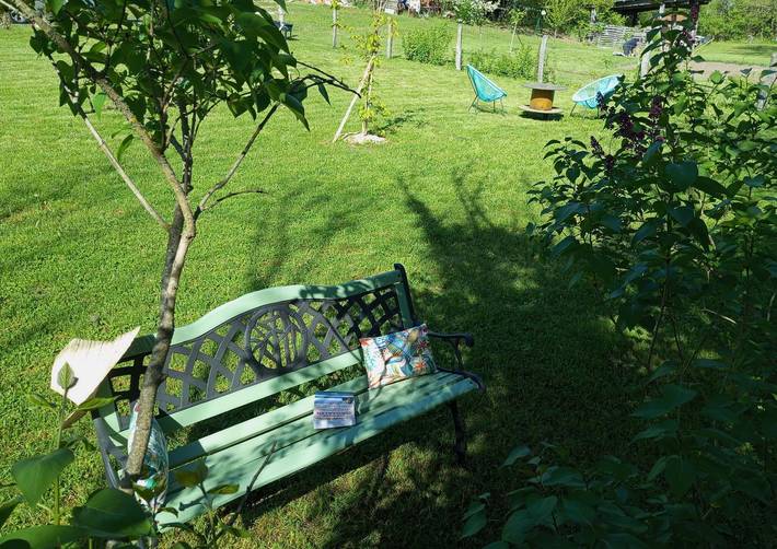 Gîte pour 4 personnes, avec jardin ainsi que terrasse et vue à Saint-Nectaire