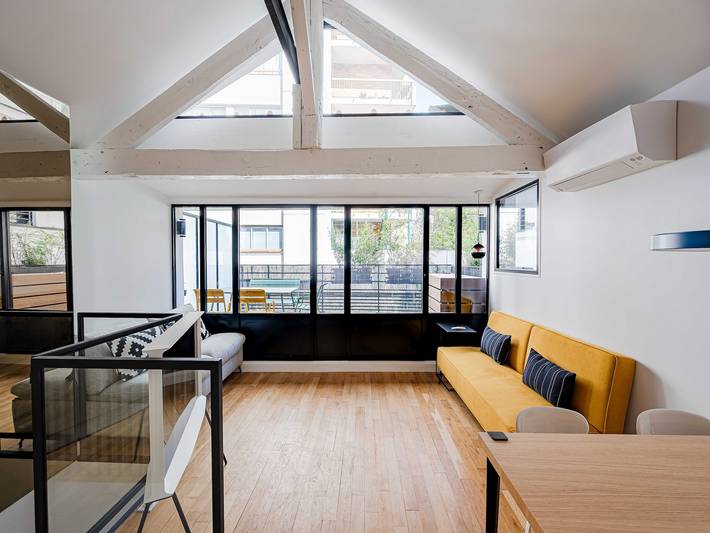 Appartement de vacances pour 6 personnes, avec terrasse et balcon/terrasse, adapté aux familles