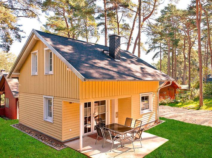 Ferienhaus für 6 Personen, mit Terrasse und Sauna in Mönchgut-Granitz
