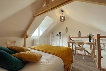 Gîte pour 4 personnes, avec jardin dans Le Thuit-Simer