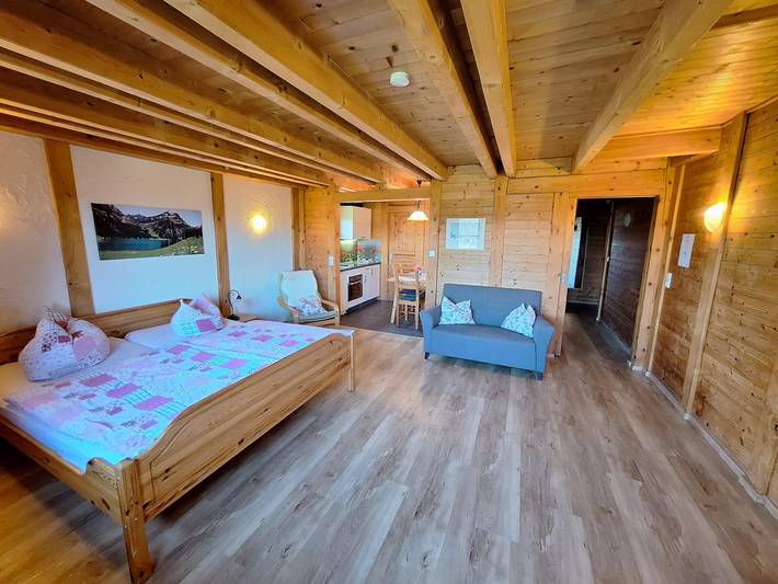 Ferienwohnung für 5 Personen, mit Garten und Balkon sowie Sauna, kinderfreundlich in Rettenberg - 4