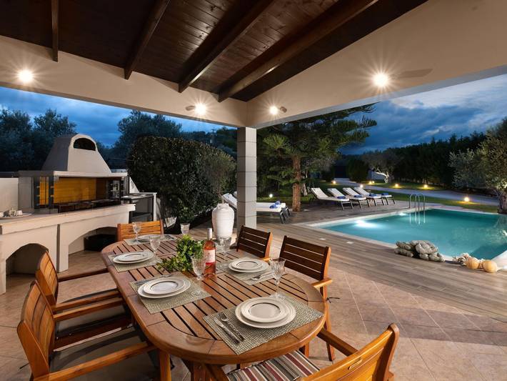 Ferienhaus für 6 Personen, mit Pool und Terrasse sowie Garten in Afantou - 3