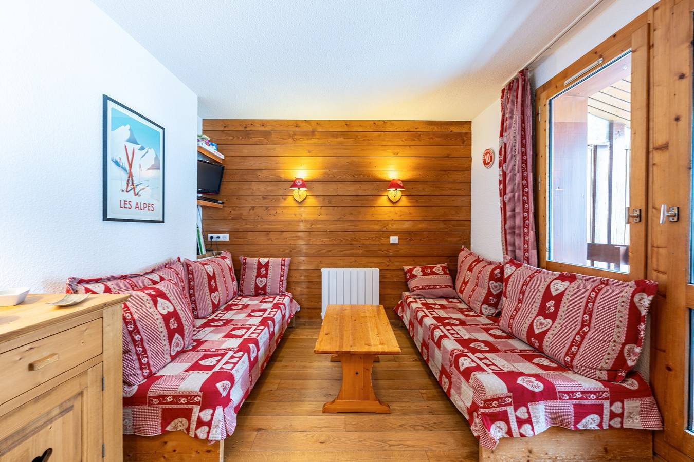 Appartement entier, Appartement 'Lauziere Dessus 50' avec vue sur la montagne et balcon in Valmorel, Les Avanchers-Valmorel