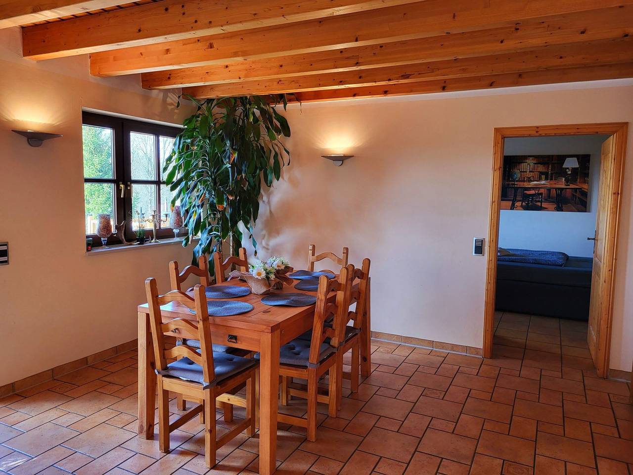 Wellnessparadies mit Sauna und Whirlpool in Bellin, Krakow am See