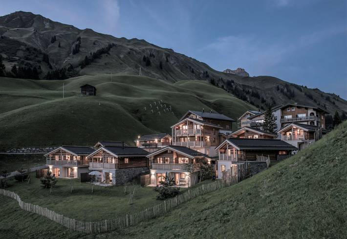 Chalet für 5 Personen, mit Balkon und Terrasse sowie Garten und Sauna in Schröcken