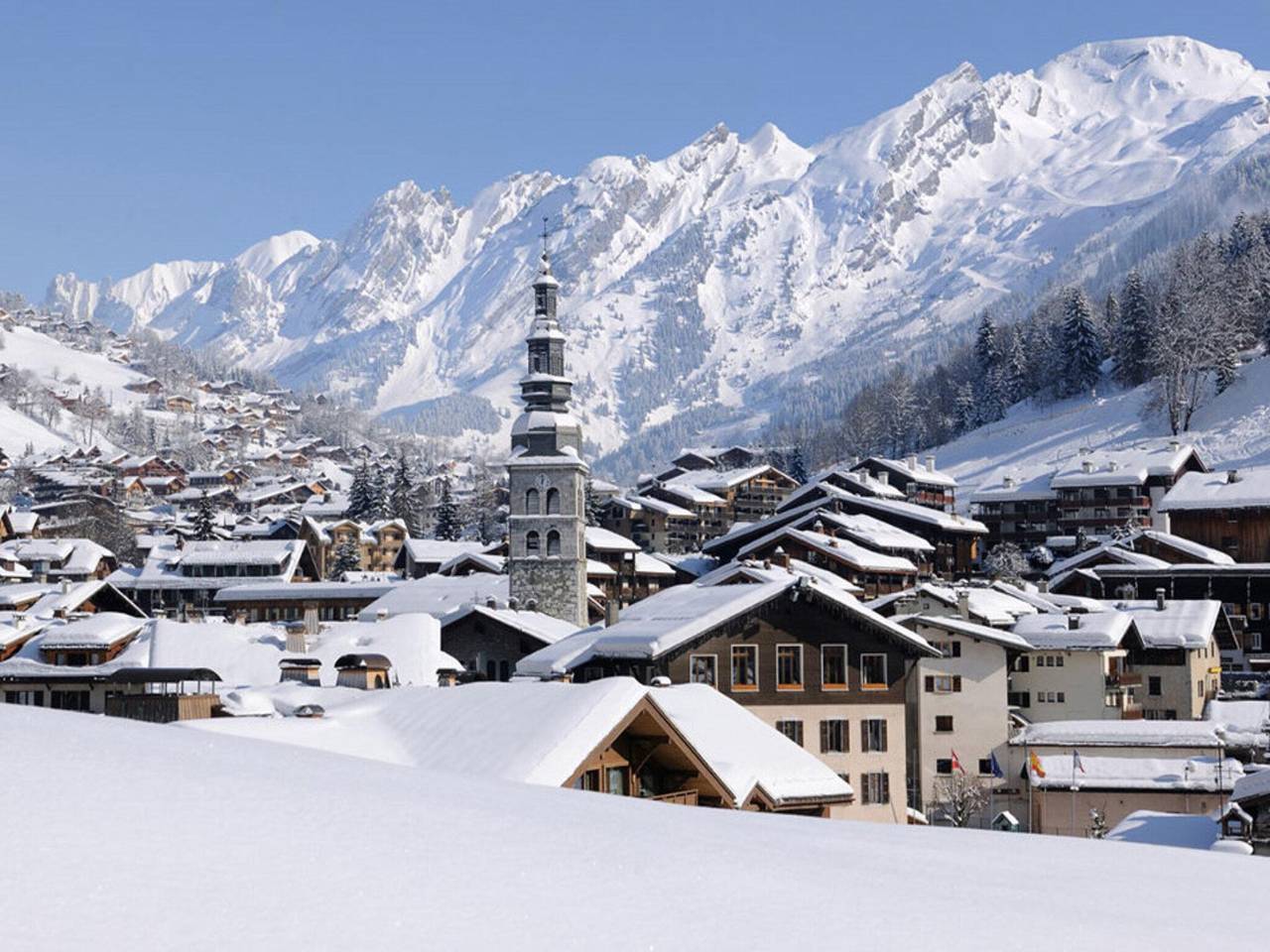 Appartement entier, Studio à La Perrière avec vue sur montagnes in La Clusaz, Région d'Annecy