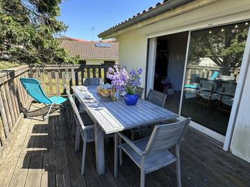 Gîte pour 6 personnes, avec terrasse et jardin dans les Landes