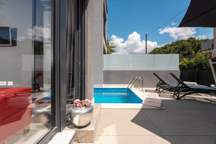 Villa pour 8 personnes, avec piscine et terrasse à Funtana - 4