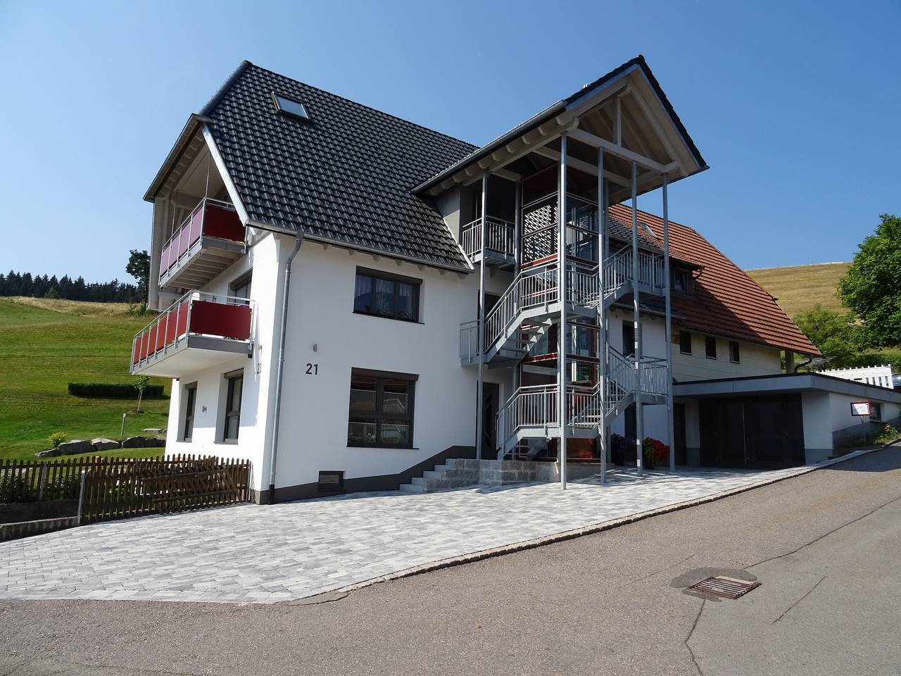 Ganze Wohnung, Ferienwohnung 'Vogtshof' mit Gemeinschaftsgarten, Balkon und Wlan in Unterkirnach, Mittlerer Schwarzwald