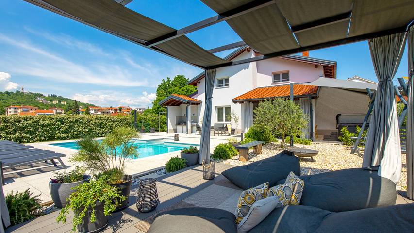 Villa für 8 Personen, mit Whirlpool und Garten sowie Terrasse in Opatija Riviera - 3