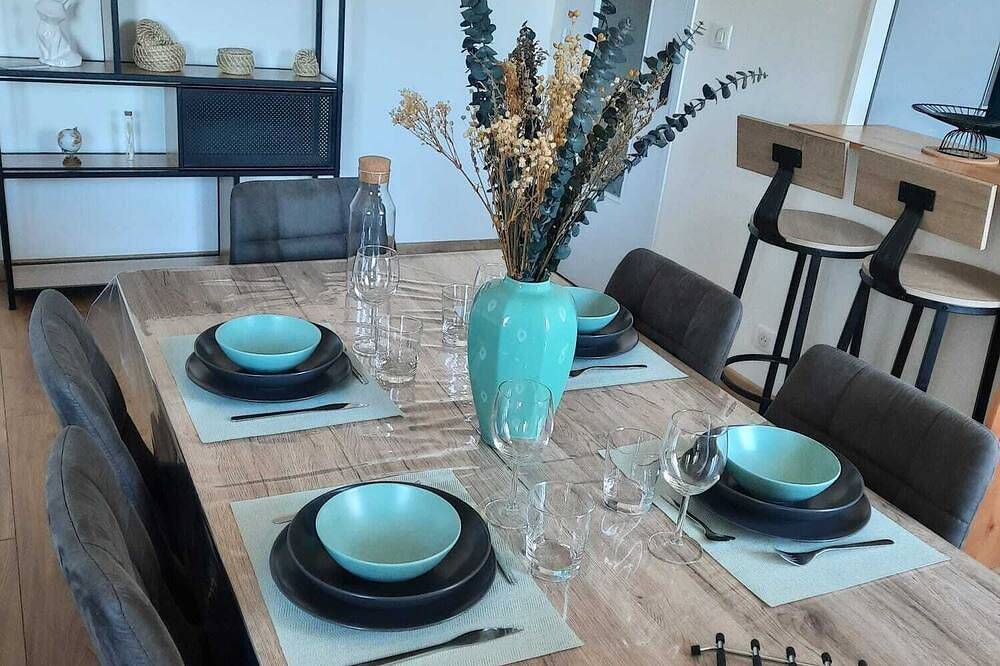 Chic and comfortable flat between beach and port in Fécamp, Le Havre region