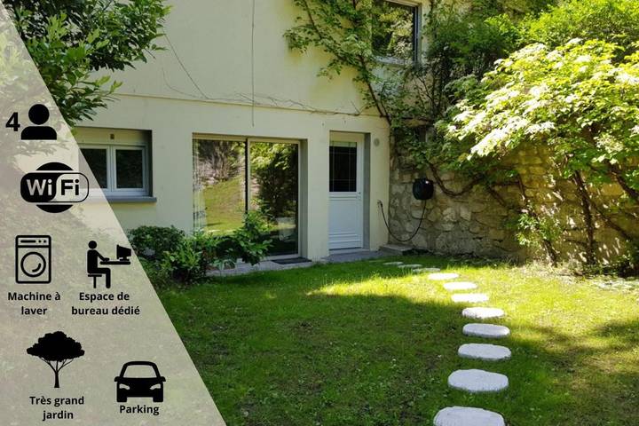 Location de vacances pour 4 personnes, avec jardin et vue à Herblay-sur-Seine