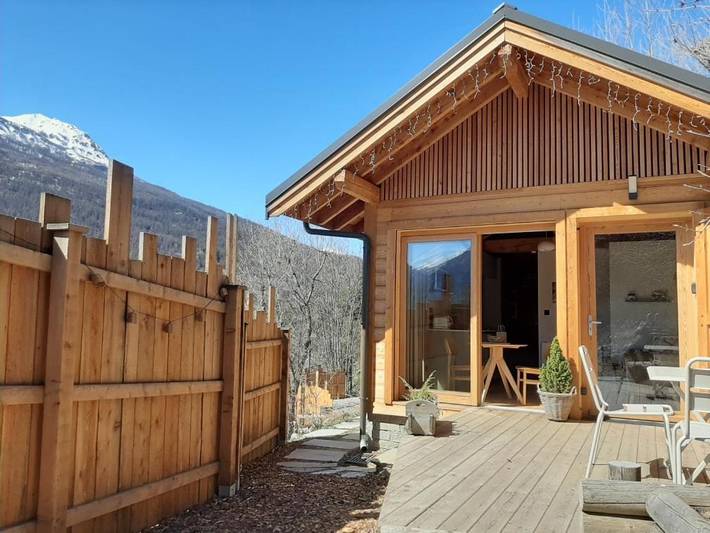 Chalet pour 2 personnes, avec jardin et vue
